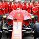 Ferrari’s umbrella thing to block its onboard camera.